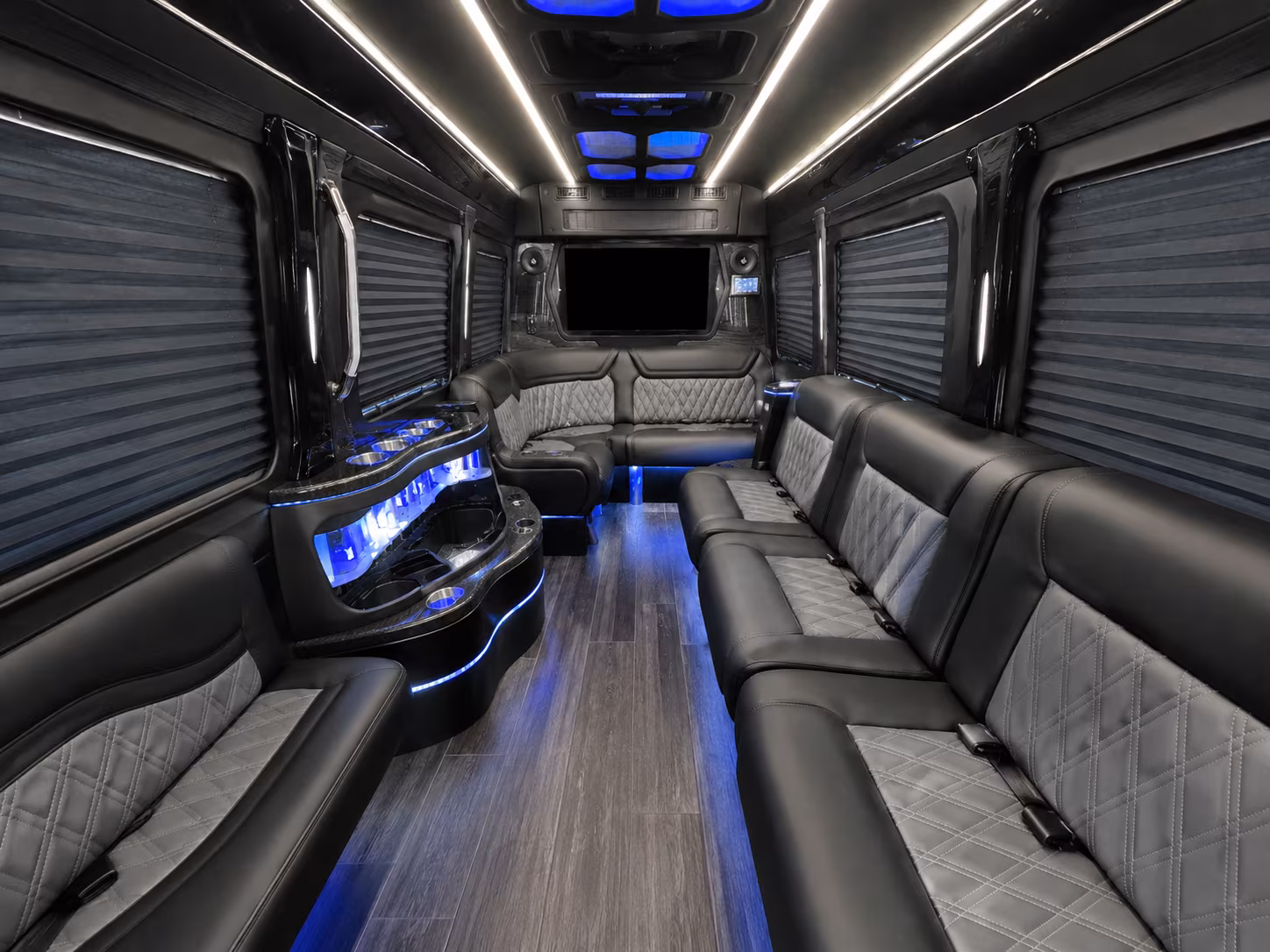 apple valley charter bus interior 2