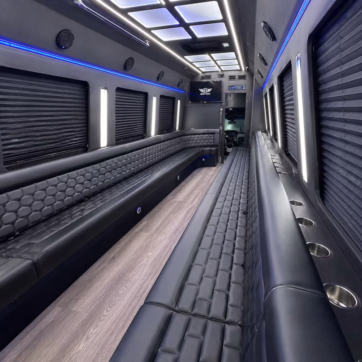 apple valley party bus rentals inside